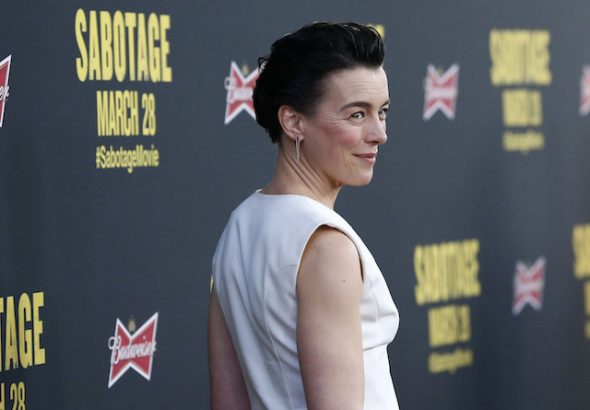 Olivia Williams pictured on March 19, 2014