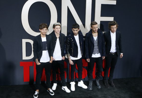 One Direction pictured on August 26, 2013