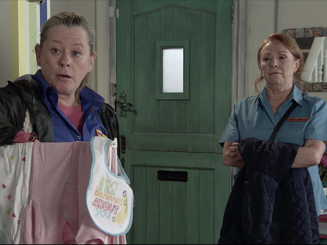 Bernie and Cathy on Coronation Street on August 21, 2020