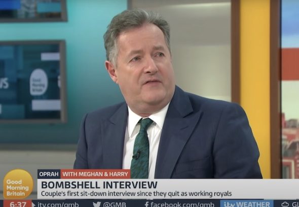Piers Morgan in Good Morning Britain