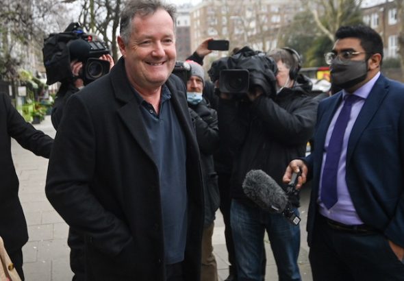 Piers Morgan pictured on March 10, 2021
