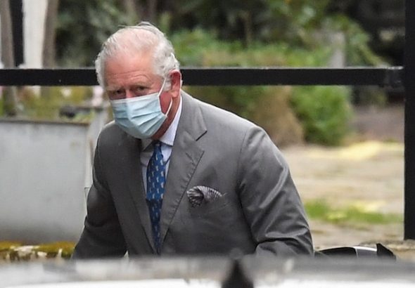 Prince Charles pictured on February 20, 2021