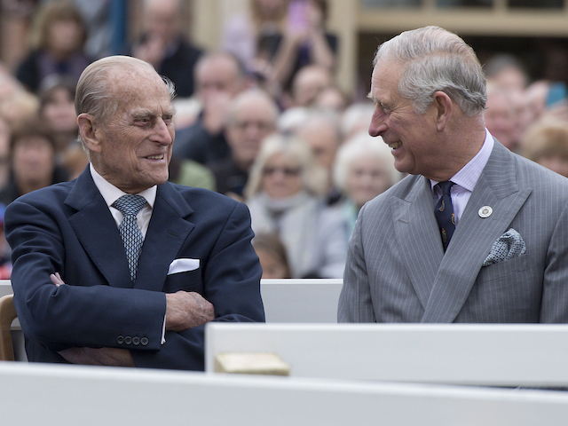 Prince Philip and Prince Charles pictured on October 27, 2016