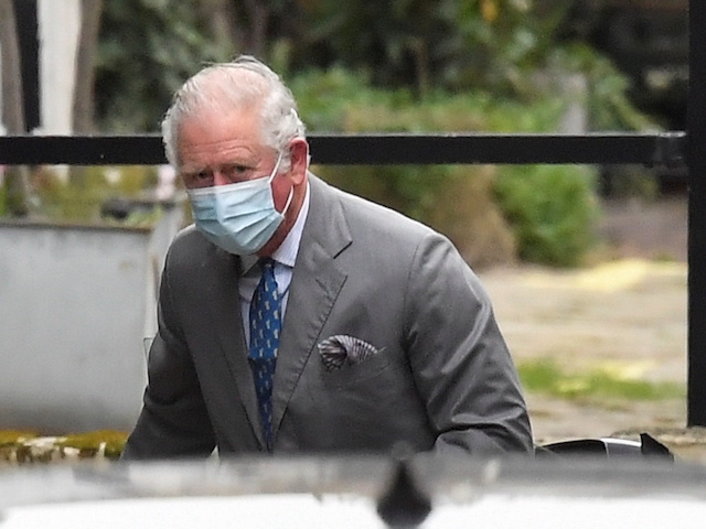 Prince Charles pictured on February 20, 2021