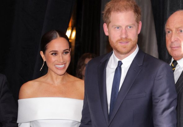 Prince Harry and Meghan Markle pictured on December 6, 2022