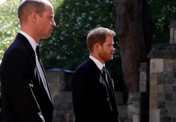 Prince Harry pictured on April 17, 2021