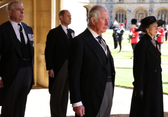 Prince Philip pictured on April 17, 2021