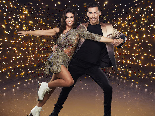 Rebekah Vardy and Andy Buchanan for Dancing On Ice