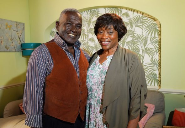 Patrick and Yolande on EastEnders on August 7, 2023
