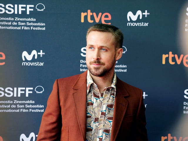 Ryan Gosling pictured on September 24, 2018
