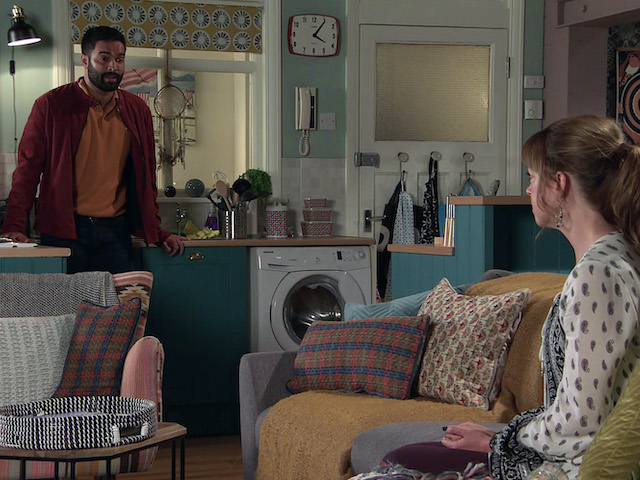 Imran and Toyah on Coronation Street on September 14, 2020