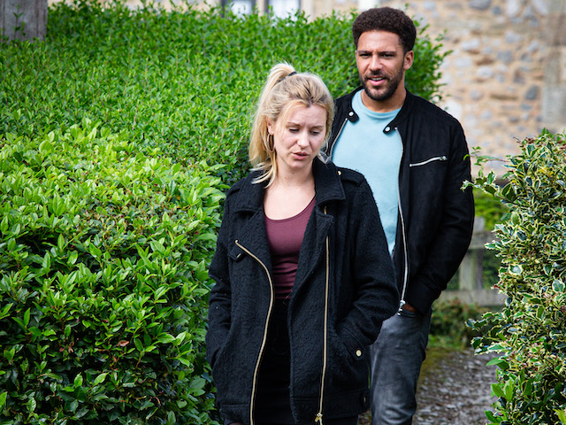 Dawn and Billy on Emmerdale on October 8, 2020