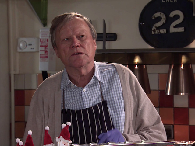 Roy on Coronation Street on December 28, 2020