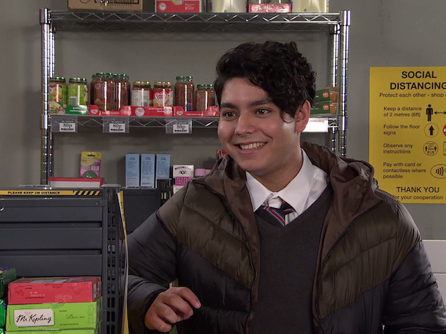 Aadi opens his mock results on Coronation Street on January 8, 2021