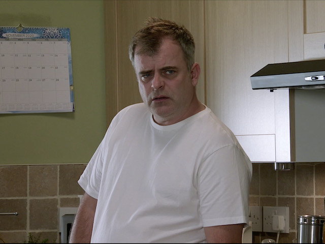 Tracy and Steve on Coronation Street on November 30, 2020