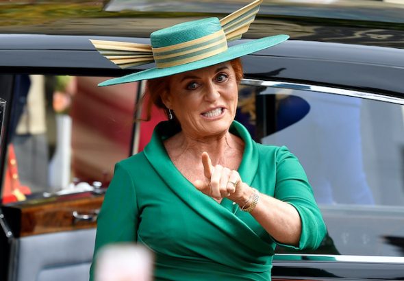 Sarah Ferguson pictured on October 12, 2018