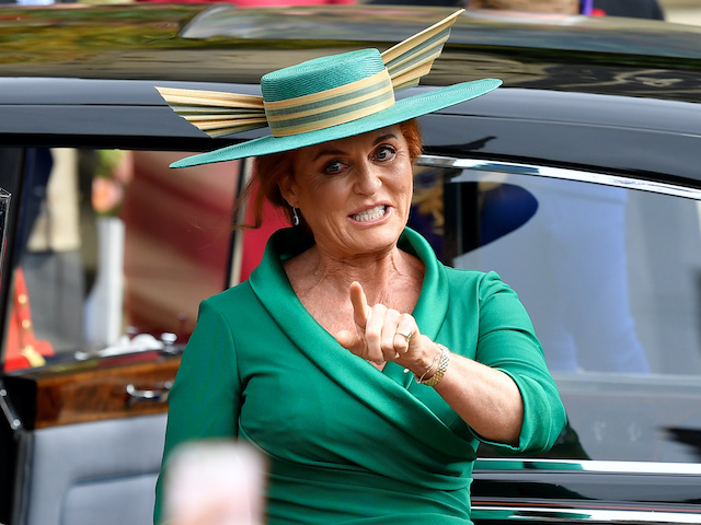 Sarah Ferguson pictured on October 12, 2018