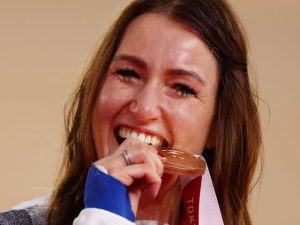 Sarah Storey on August 25, 2021