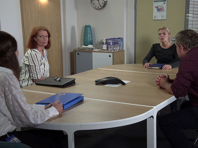 Steve and Leanne on Coronation Street on October 5, 2020
