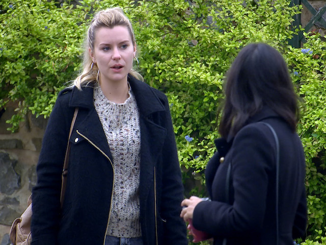 Dawn and Priya on Emmerdale on October 29, 2020