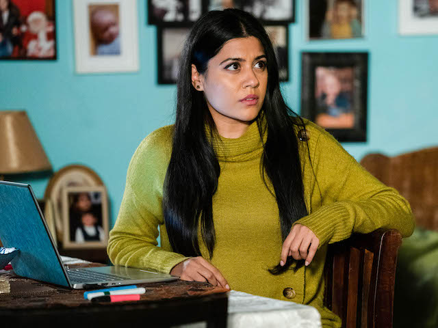 Iqra on EastEnders on January 19, 2021