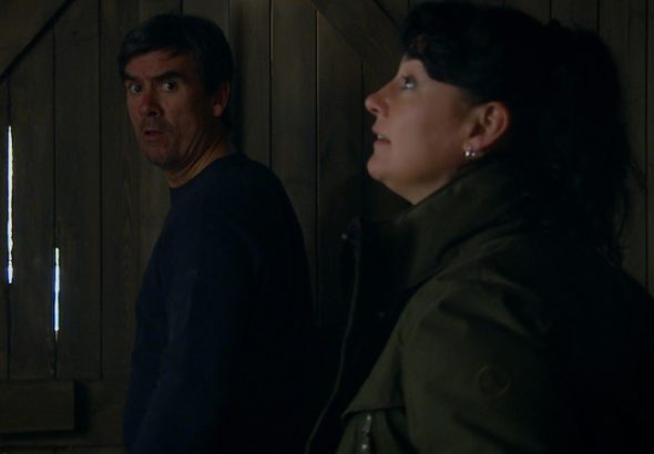 Moira, Cain and Mackenzie on Emmerdale on November 19, 2020