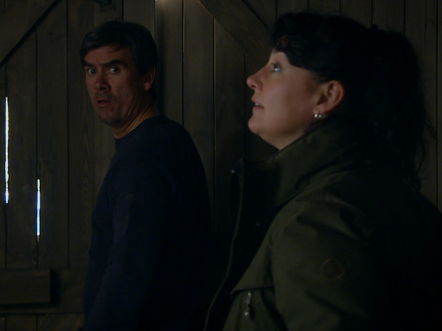Moira, Cain and Mackenzie on Emmerdale on November 19, 2020