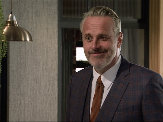 Ray and Faye on Coronation Street on November 18, 2020