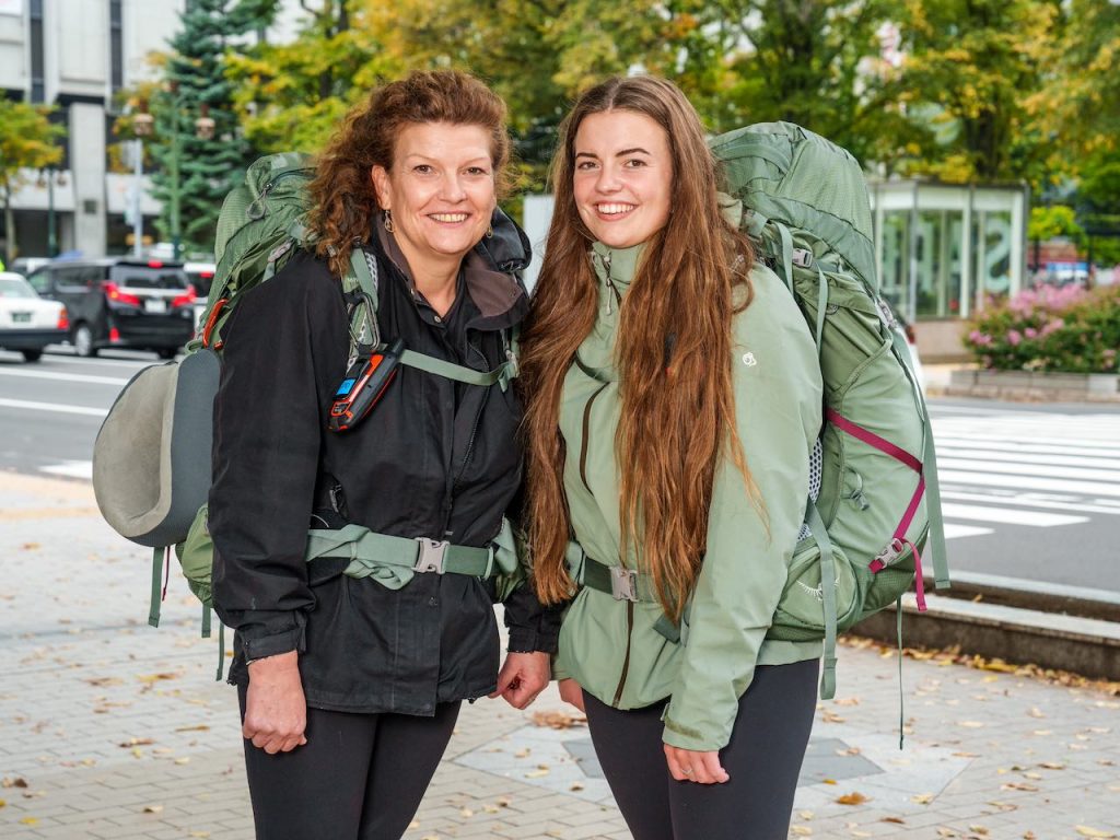 Sharon and Brydie for Race Across The World