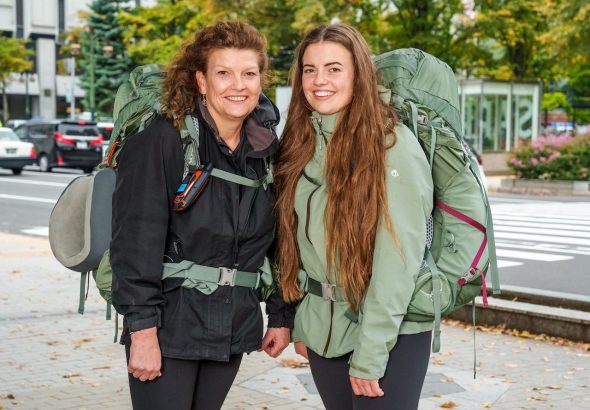 Sharon and Brydie for Race Across The World