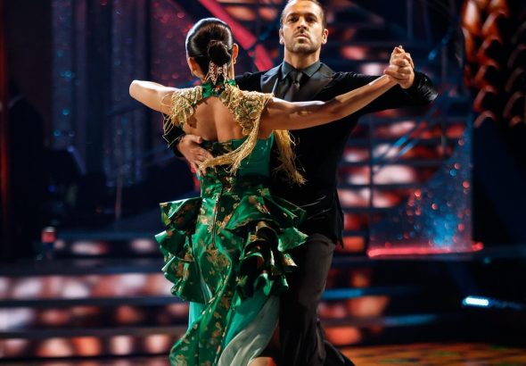 Shayne Ward and Nancy Xu for Strictly Come Dancing