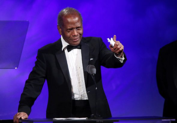 Sidney Poitier pictured on October 8, 2016