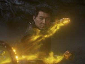 Simu Liu as Shang-Chi in Shang-Chi and the Legend of the Ten Rings