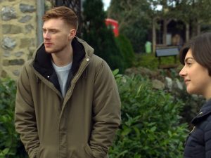 Luke, Ethan and Victoria on Emmerdale on January 26, 2021