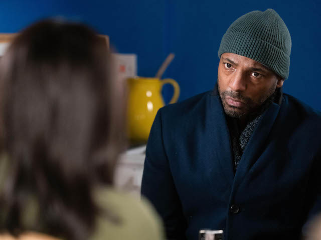 Denise and Lucas on EastEnders on January 28, 2021