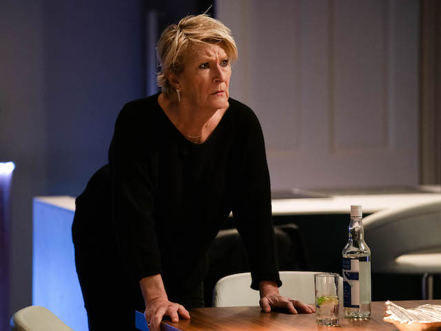 Shirley, Linda and Mick on EastEnders on January 12, 2021