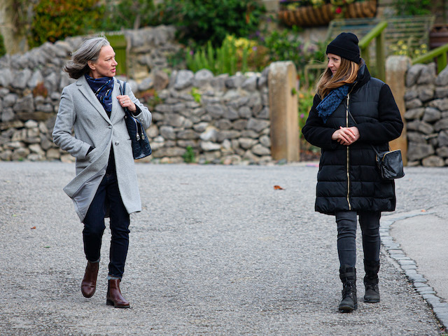 Harriet and Jean on Emmerdale on December 15, 2020