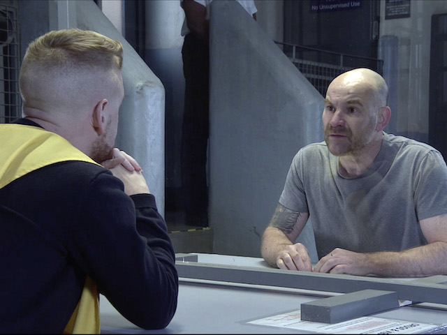 Tim and Gary on Coronation Street on January 15, 2021
