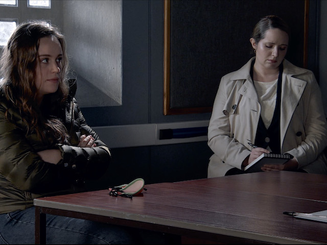 Faye on Coronation Street on January 18, 2021