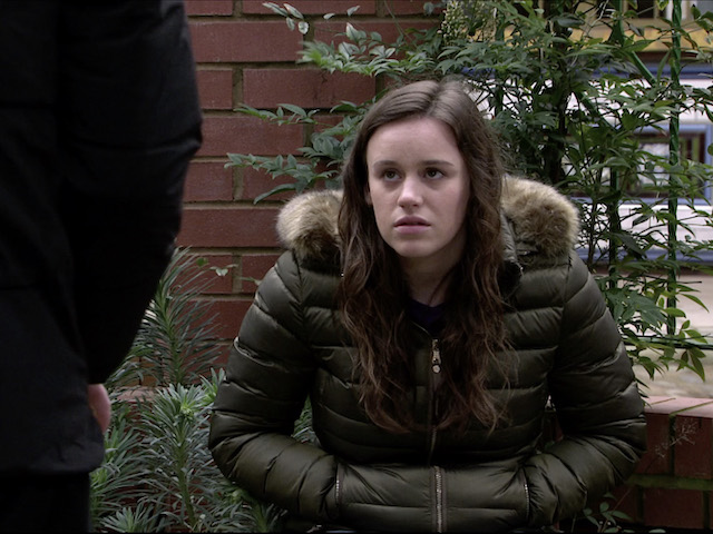 Craig and Faye on Coronation Street on January 18, 2021