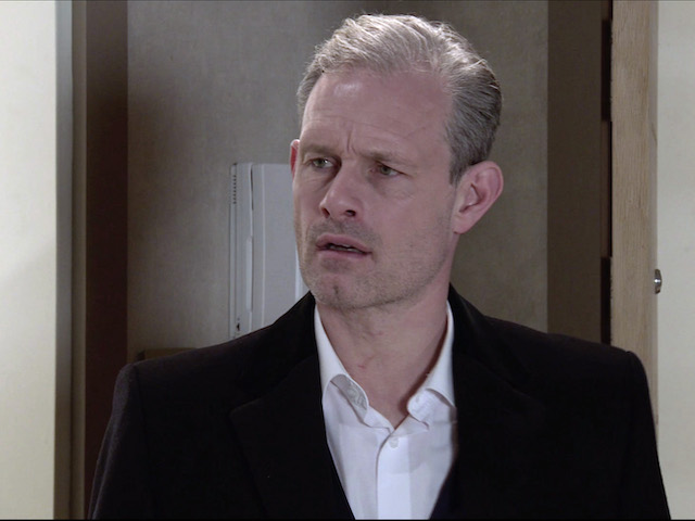 Simon, Nick and Leanne on Coronation Street on January 11, 2021