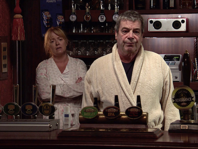 Johnny, Jenny and Peter on Coronation Street on November 20, 2020