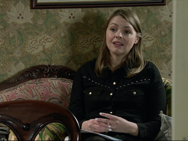 Tracy and Steve on Coronation Street on November 30, 2020