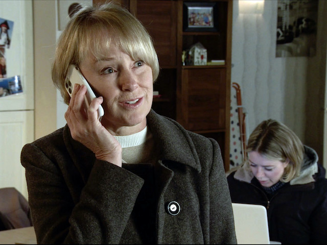 Abi, Kevin, Sally and Debbie on Coronation Street on November 30, 2020