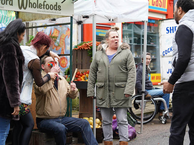 Tina, Billy, Karen and Mitch on EastEnders on June 16, 2020