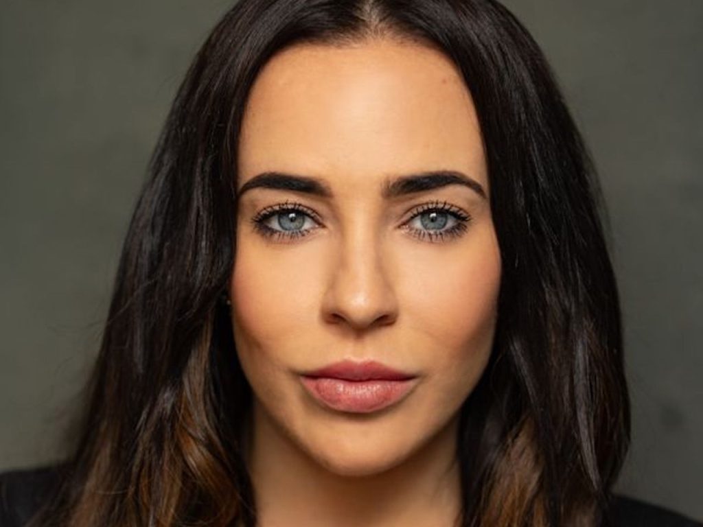 Stephanie Davis as Courtney Vance in Coronation Street