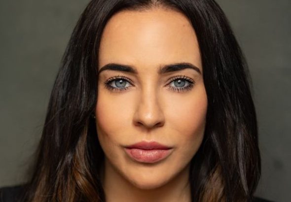 Stephanie Davis as Courtney Vance in Coronation Street
