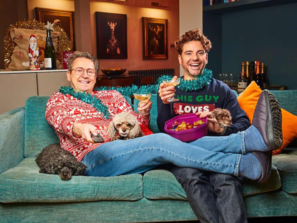 Stephen Webb and Daniel Lustig-Webb on Gogglebox