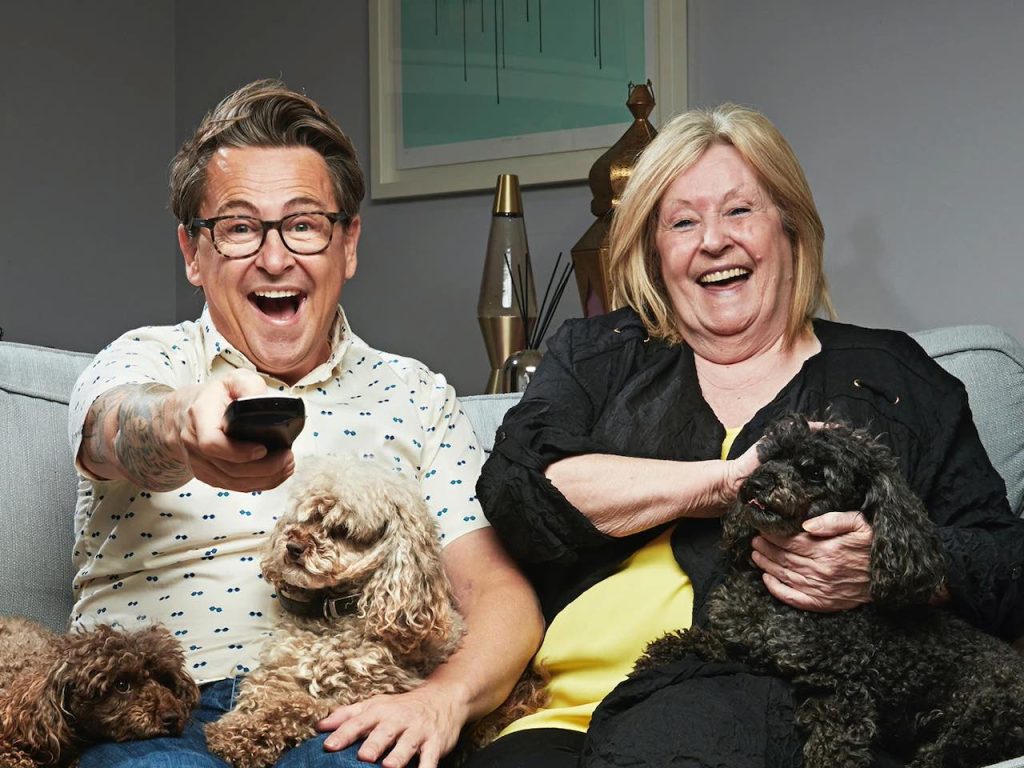 Stephen Lustig-Webb and Pat Webb for Gogglebox