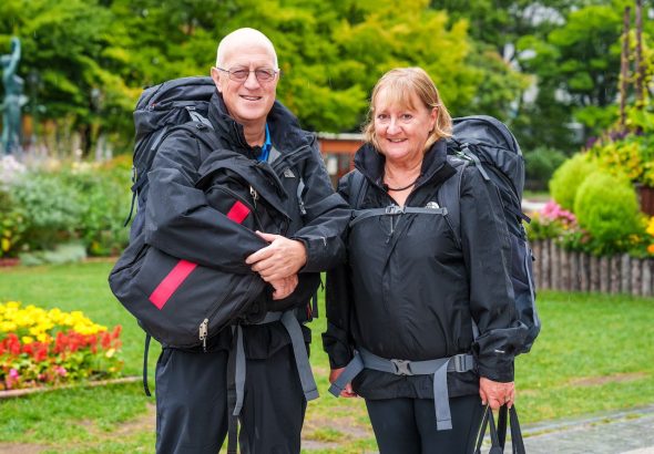 Stephen and Viv for Race Across The World